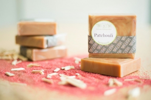 Seife Patchouli - verpackt